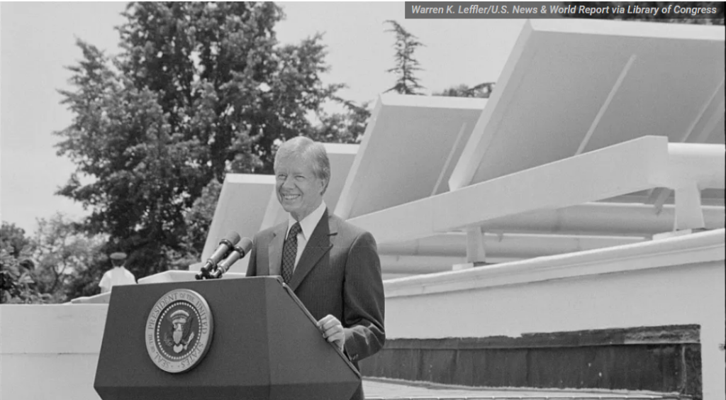 President Carter WH solar panls